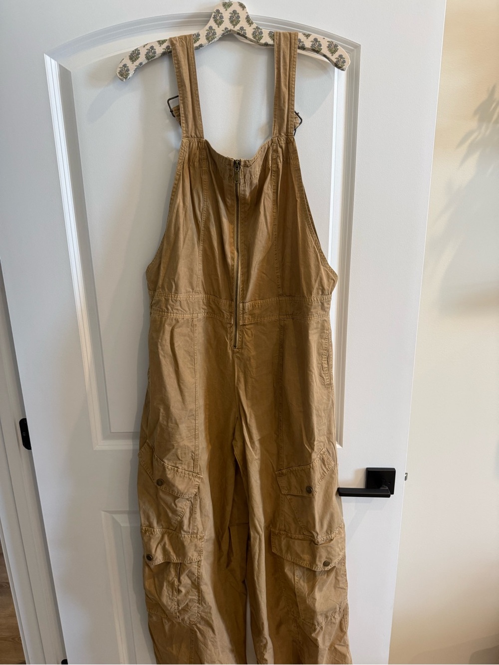 BDG Tan Utility Cargo Overalls